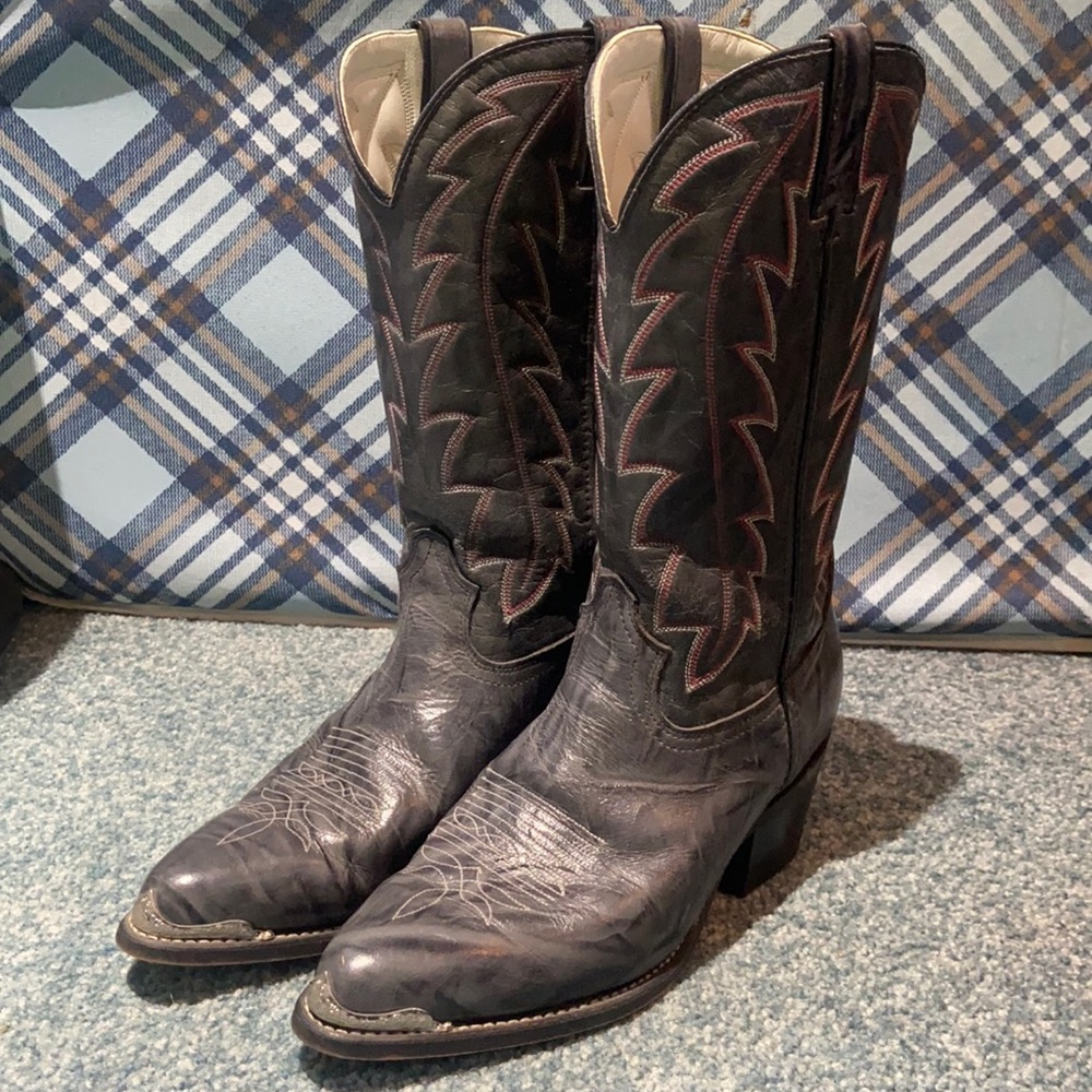 Durango cowboy boots marbles gray size 9
